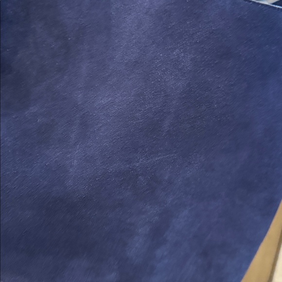 NWT Margo GORGEOUS Navy Suede Women's Large Shoulder Bag - Picture 5 of 7